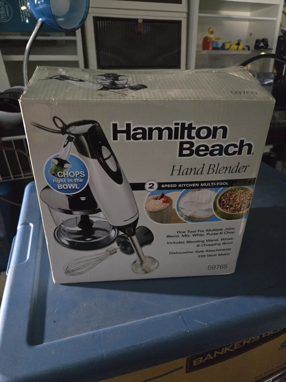 Hamilton Beach White & Black Hand Blender - 2-Speed Kitchen Multi-Tool